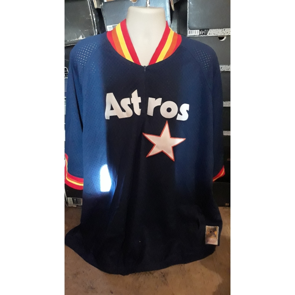 Mitchell & Ness BP Biggio Astros jersey 4x